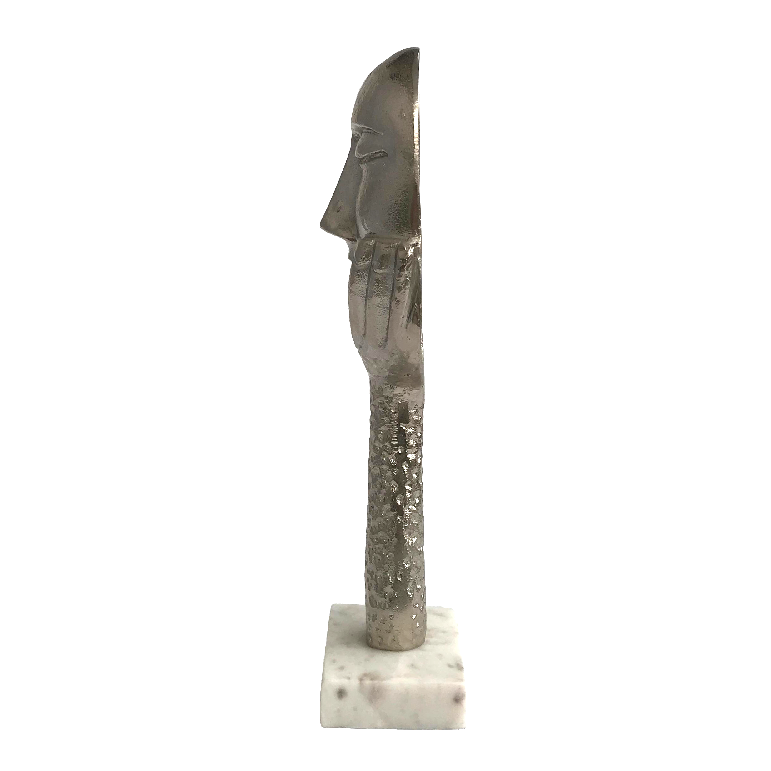 Resting Face Figurine with Marble Base | Casa Kriti