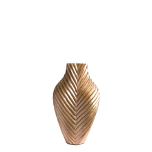 Load image into Gallery viewer, Rose Gold Fluted Flower Vase | Casa Kriti
