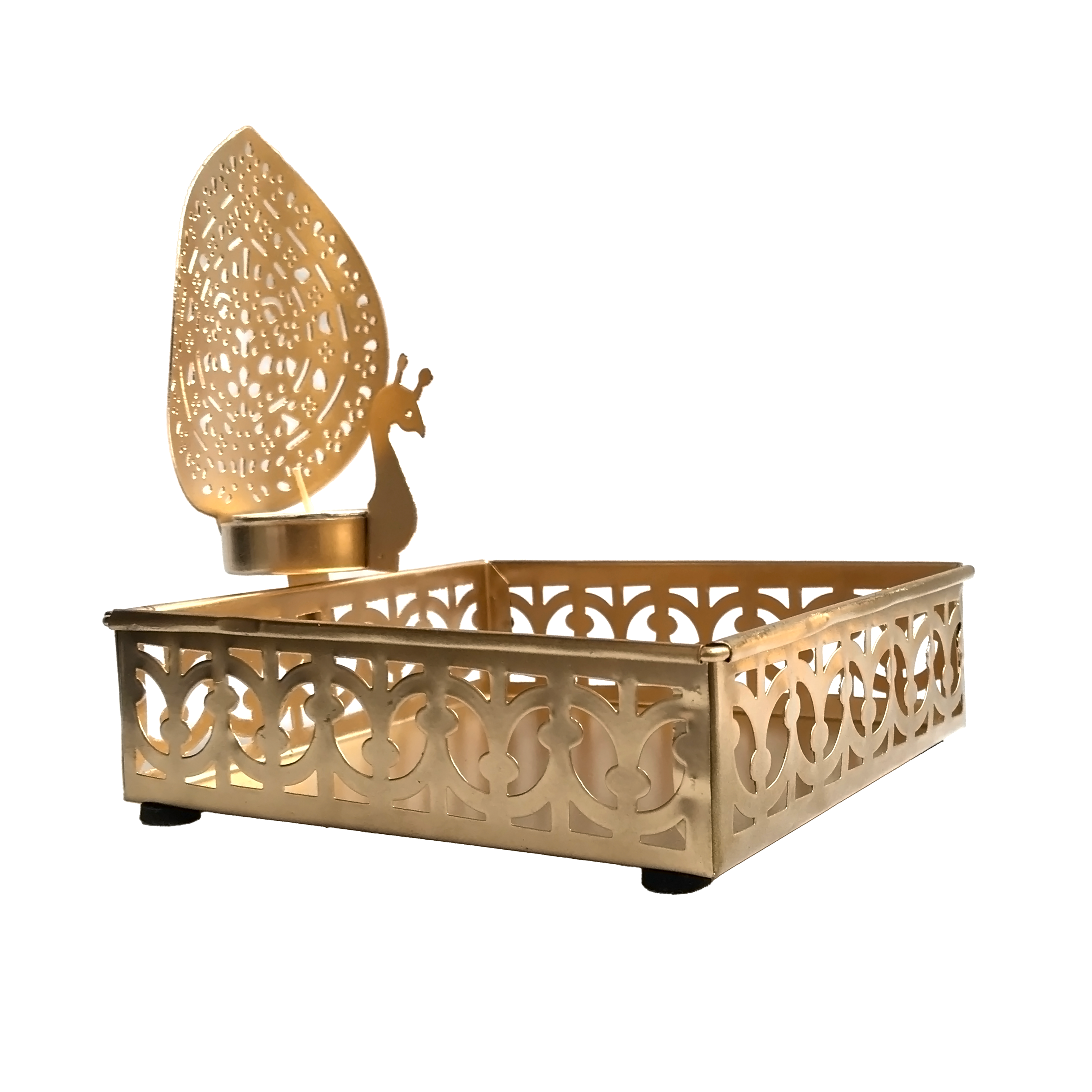 Square Peacock Urli | Casa Kriti