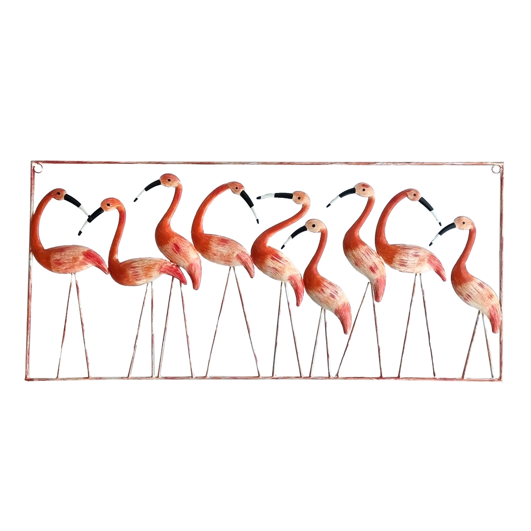 Sunset Glow Flamingo Wall Art | Casa Kriti