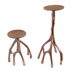 Tree-Leg Pillar Candle Holder Pair | Casa Kriti