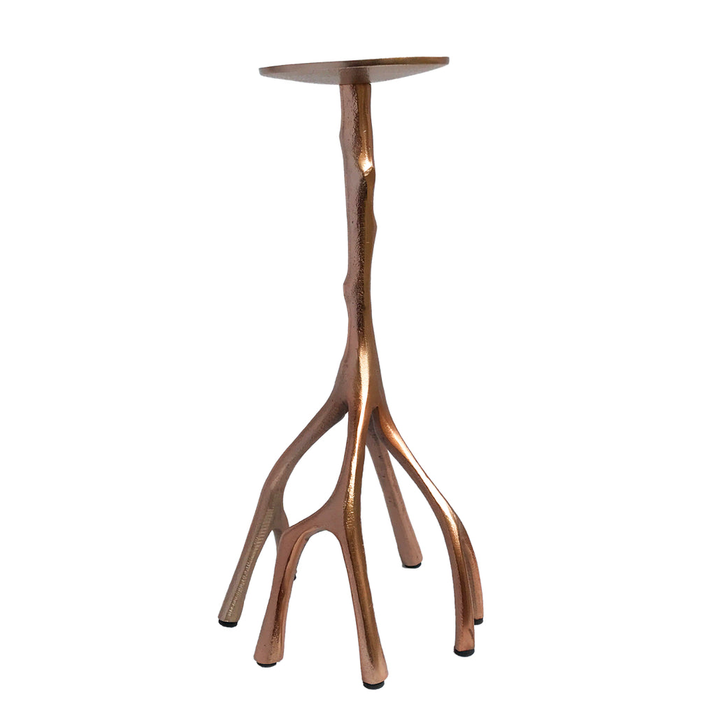 Tree-Leg Pillar Candle Holder Pair | Casa Kriti