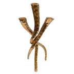 Twisted Golden Candle Holder | Casa Kriti