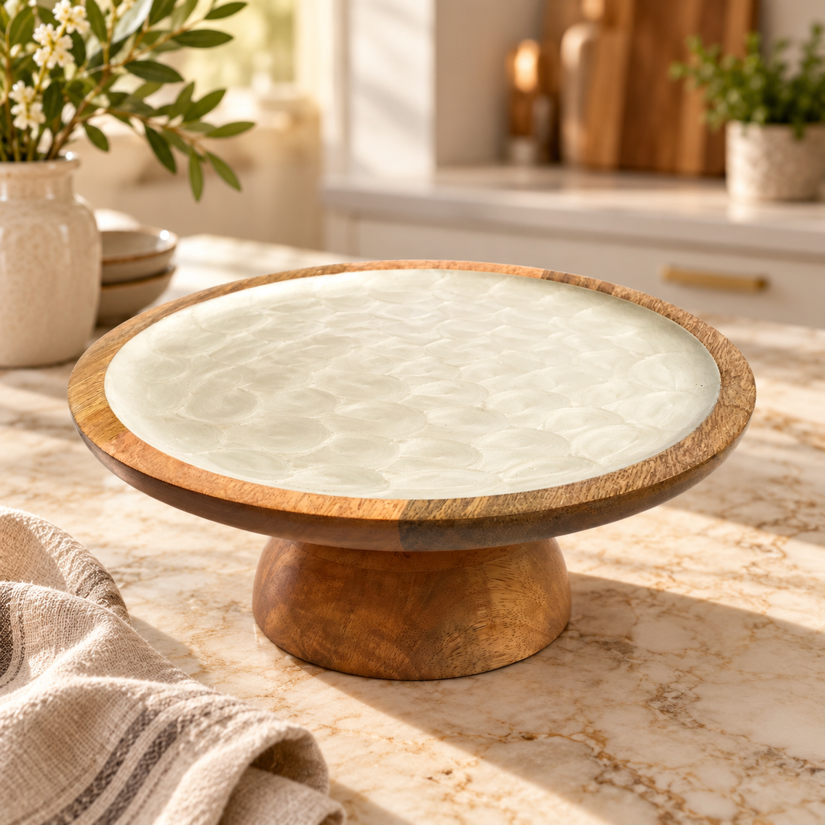 Wooden Cake Stand