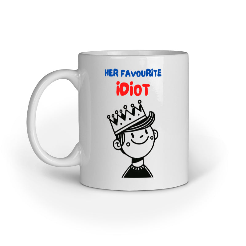 Her Favourite Idiot Ceramic Coffee Mug