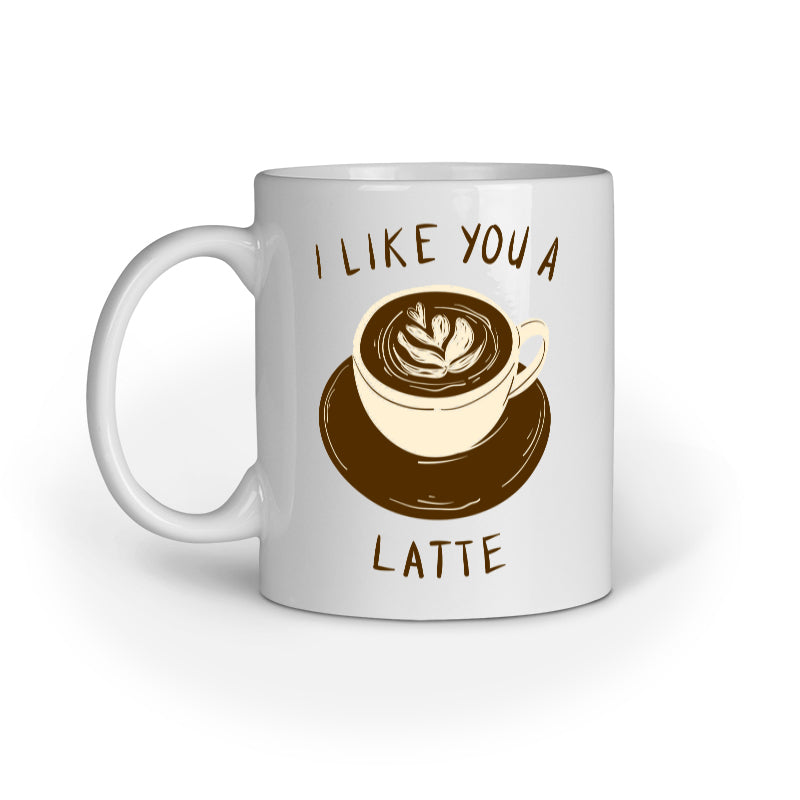 Latte Love Ceramic Coffee Mug