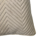 Beige Soft Cotton Velvet Cushion Cover | Casa Kriti