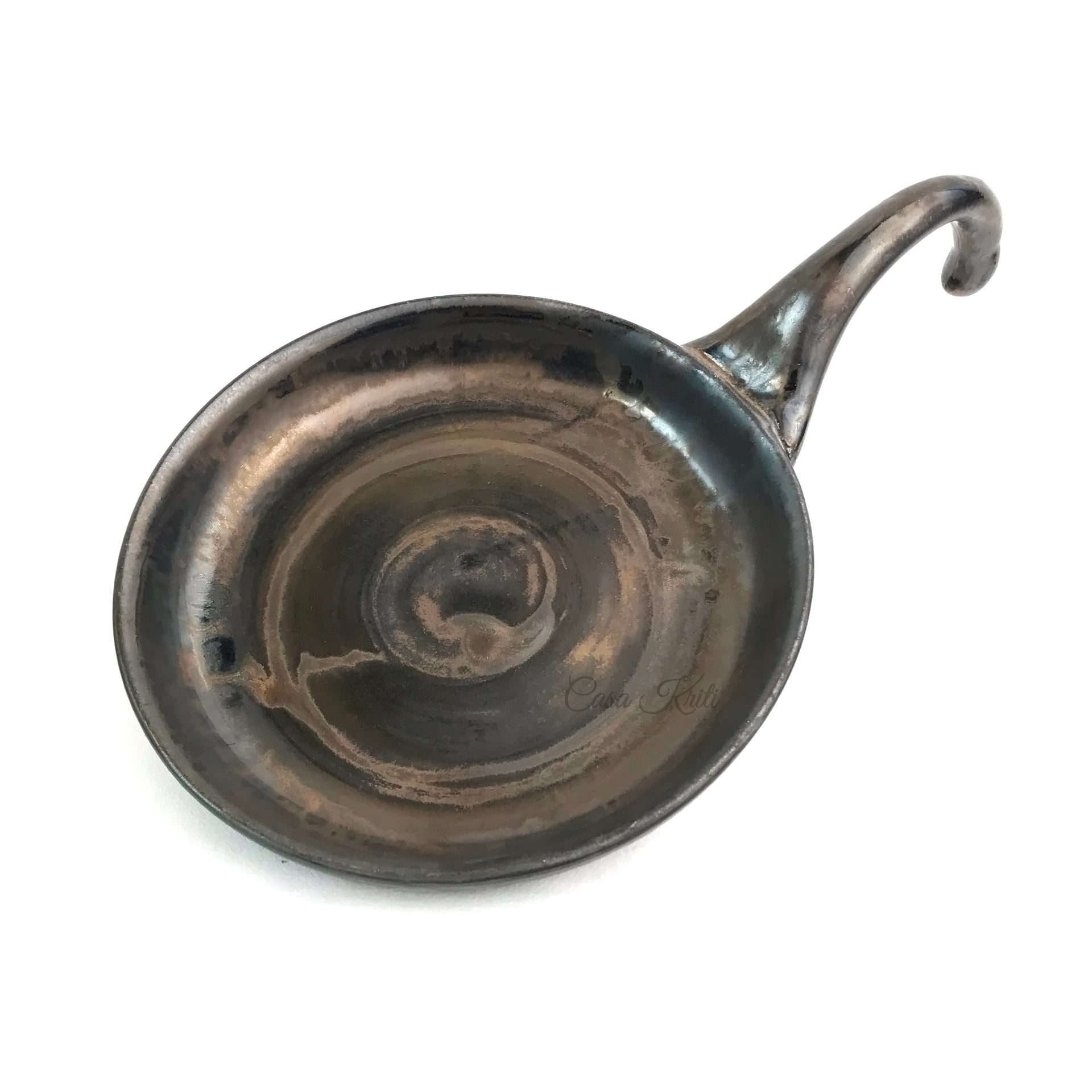 Black and Brown Serving Plate | Casa Kriti