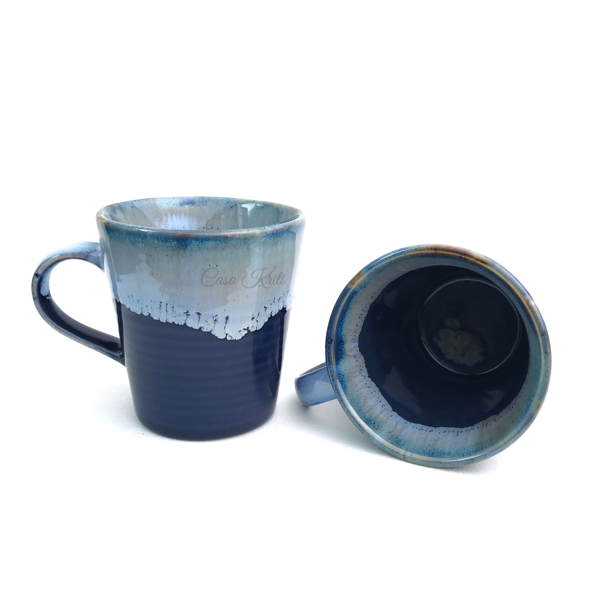 Blue Coffee and Tea Mug Set of 6 | Casa Kriti