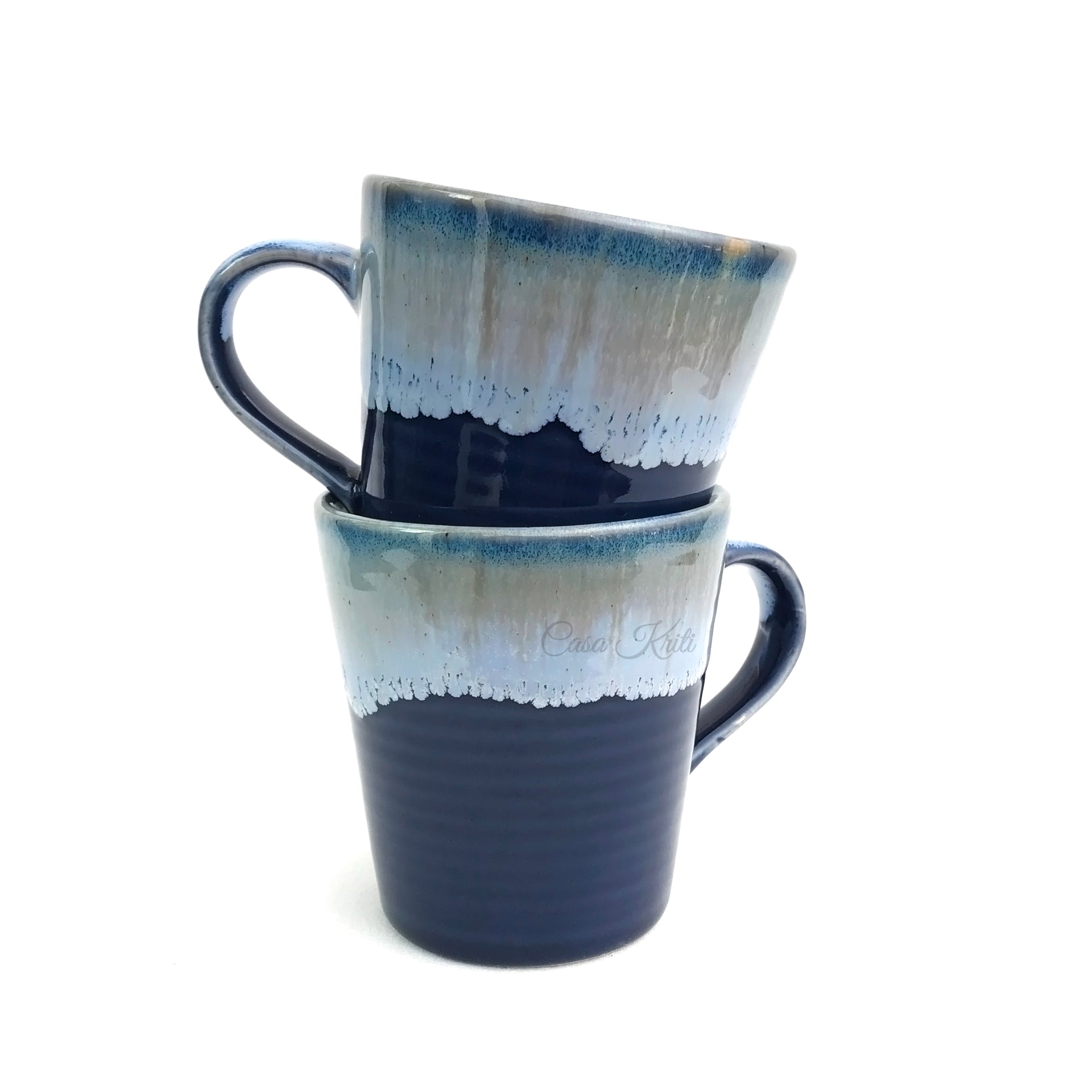 Blue Coffee and Tea Mug Set of 6 | Casa Kriti