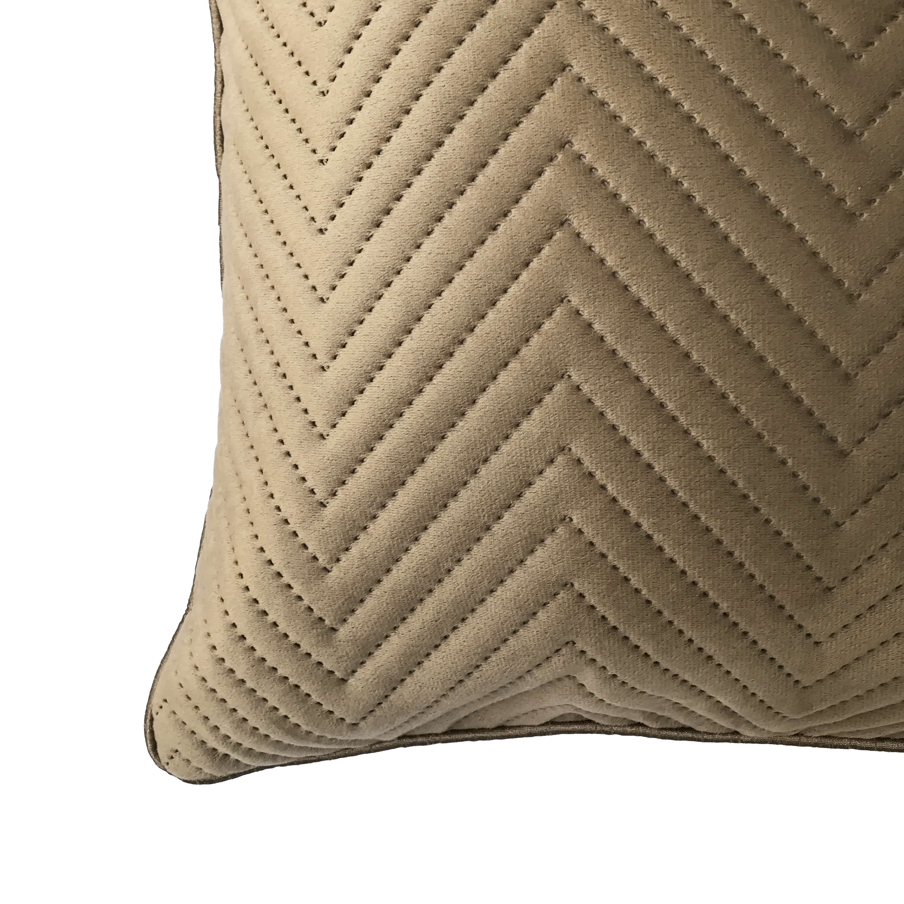 Brown Soft Cotton Velvet Cushion Cover | Casa Kriti