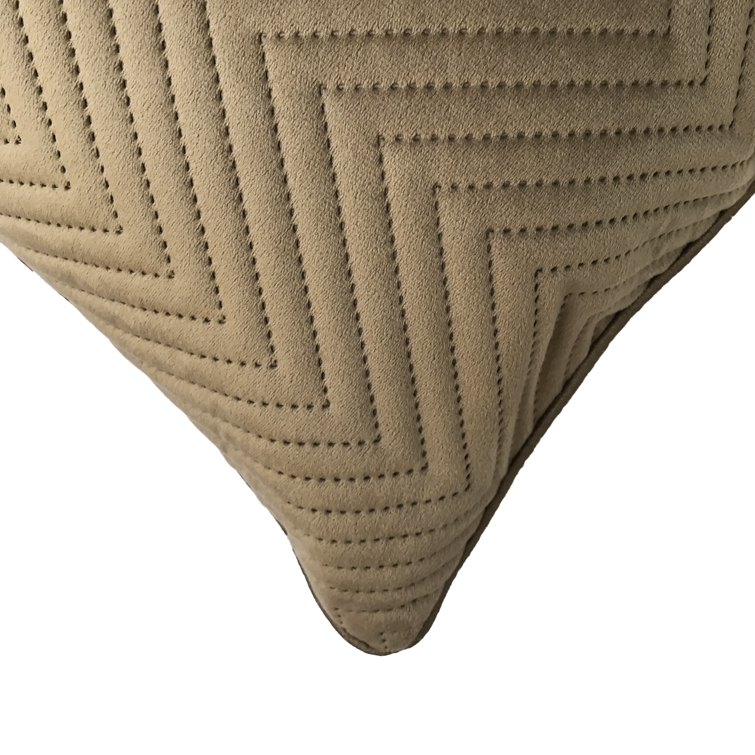 Brown Soft Cotton Velvet Cushion Cover | Casa Kriti