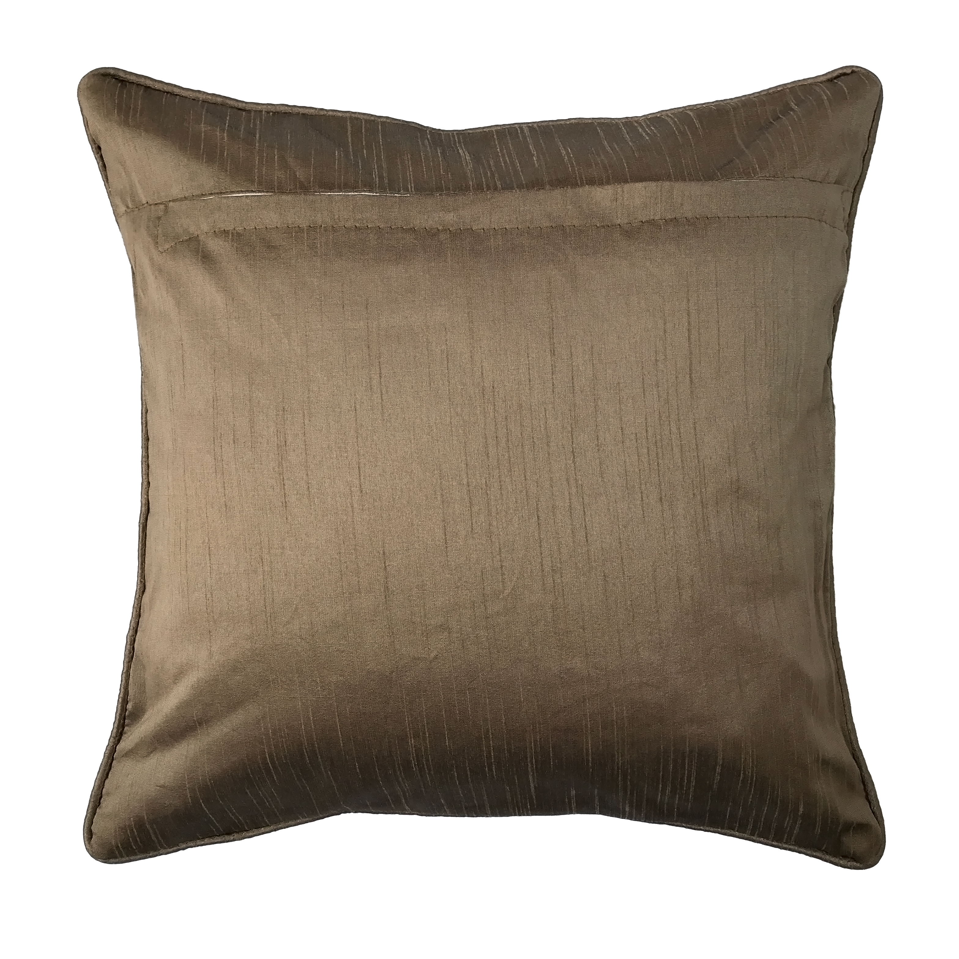 Brown Soft Cotton Velvet Cushion Cover | Casa Kriti
