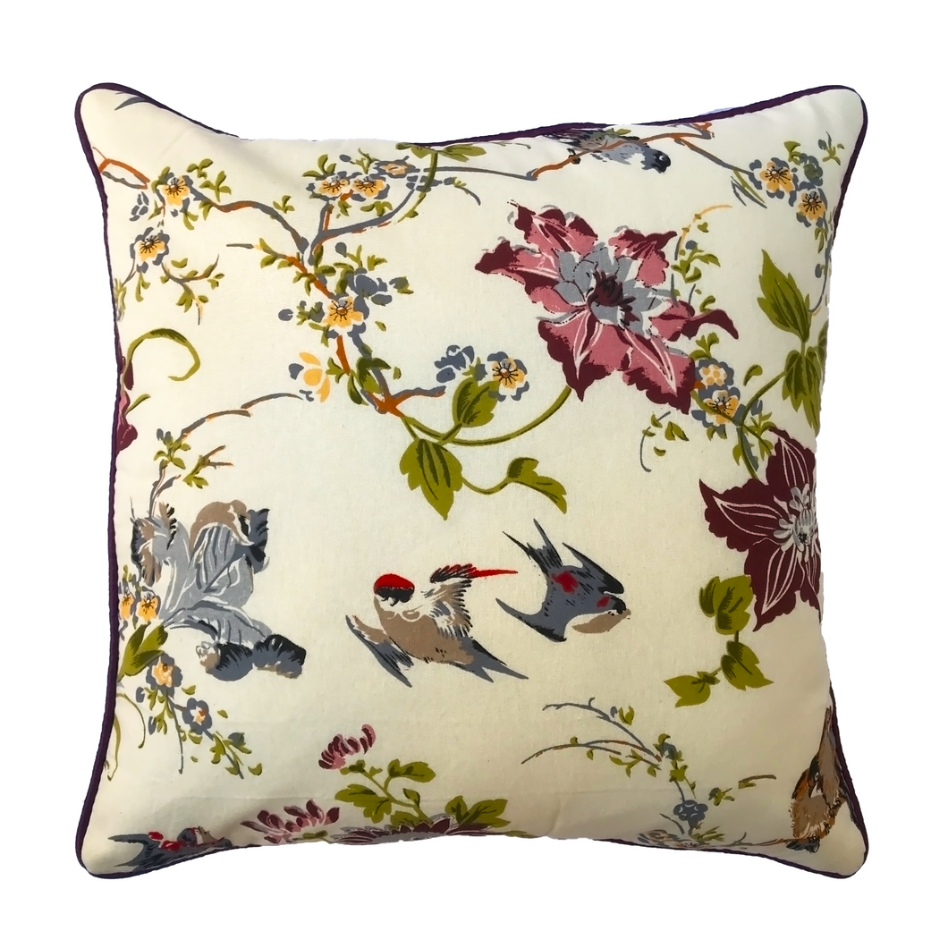 Floral Printed Cushion Cover | Casa Kriti
