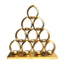 Load image into Gallery viewer, 10 Tealight Holder Pyramid | Casa Kriti
