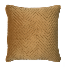 Load image into Gallery viewer, Golden Soft Cotton Velvet Cushion Cover | Casa Kriti

