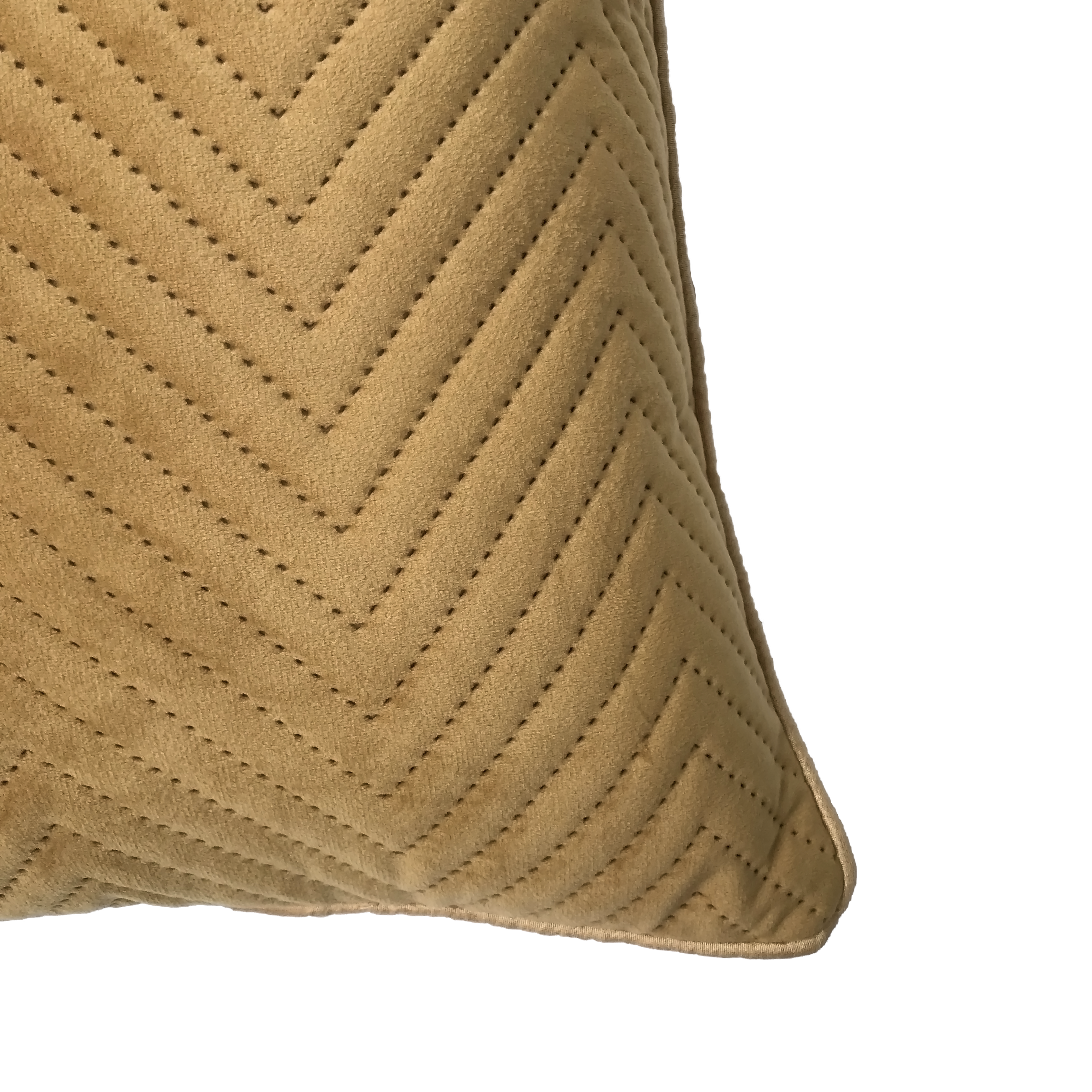 Golden Soft Cotton Velvet Cushion Cover | Casa Kriti