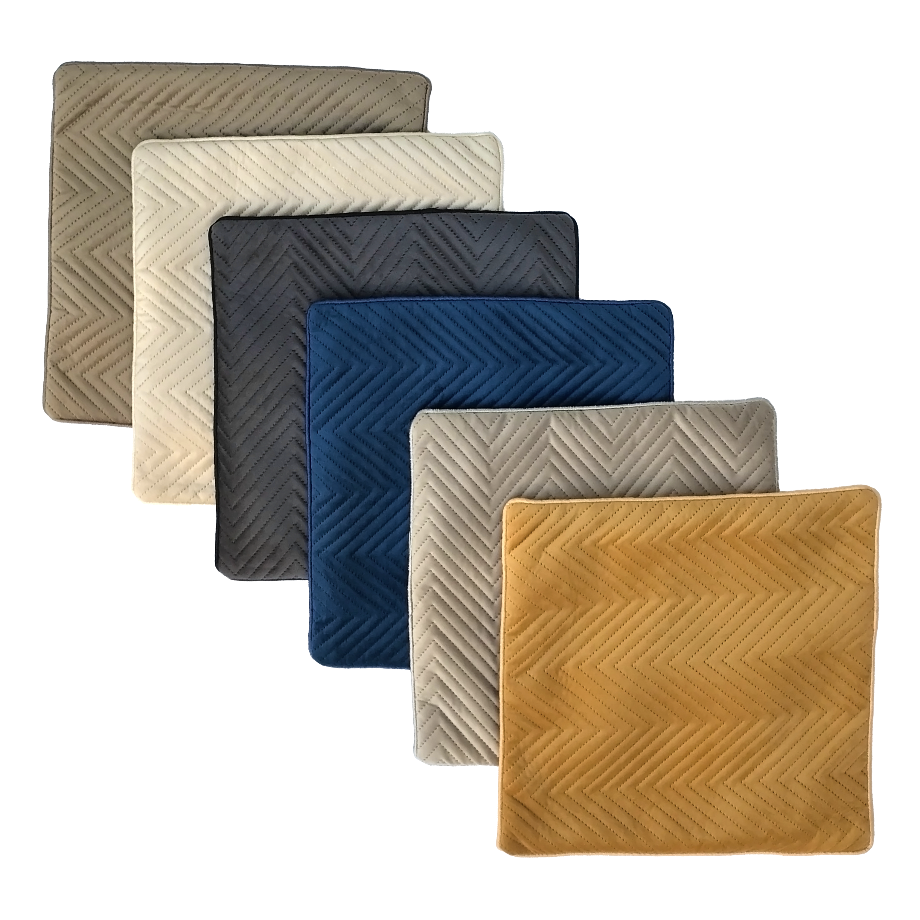 Beige Soft Cotton Velvet Cushion Cover | Casa Kriti
