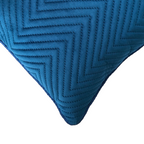 Royal Blue Soft Cotton Velvet Cushion Cover | Casa Kriti