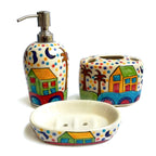 White Kids Bathroom Set of 3 | Casa Kriti