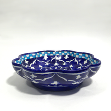 Load image into Gallery viewer, Jaipur Blue Pottery Floral Bowl | Casa Kriti
