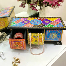 Load image into Gallery viewer, 3 Drawer Traditional Jewellery Box | Casa Kriti
